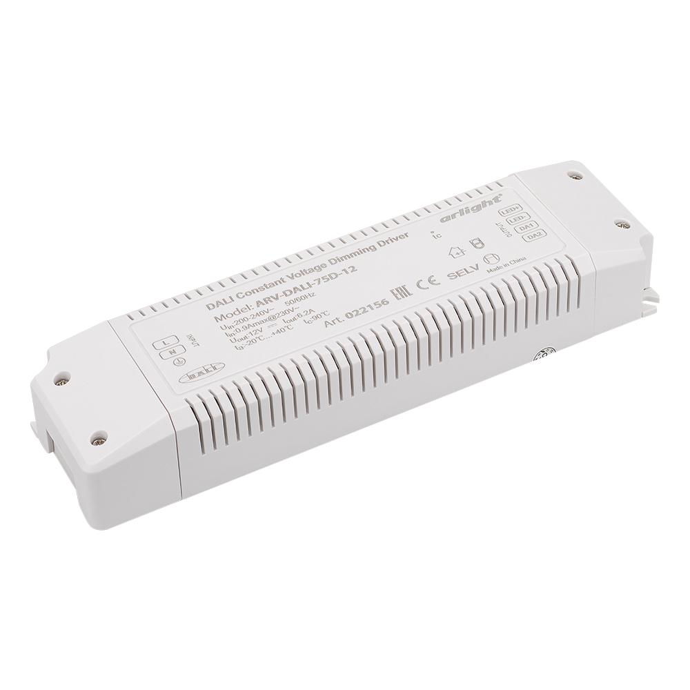 Arlight 022156 Блок питания ARV-DALI-75D-12 (12V, 6,2A, 75W, DALI) Arlight 022156 Блок питания ARV-DALI-75D-12 (12V, 6,2A, 75W, DALI)