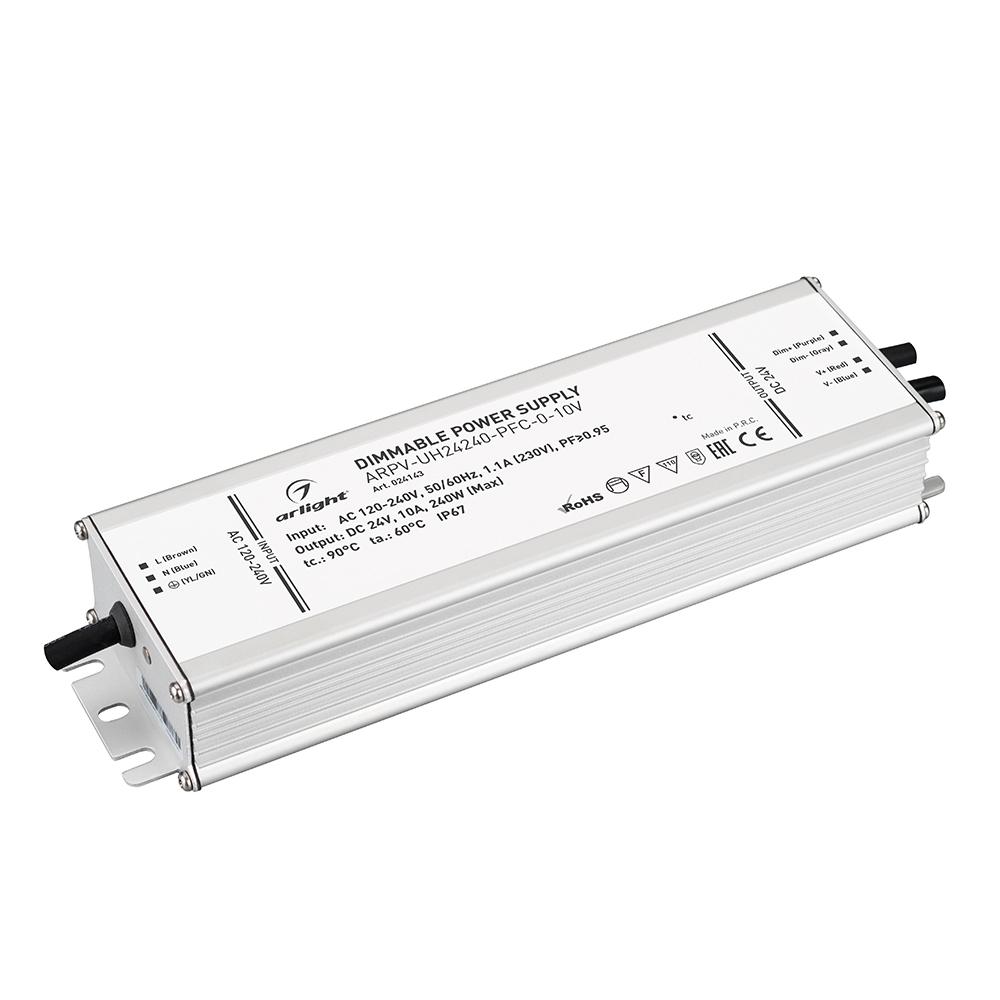 Arlight 024143 Блок питания ARPV-UH24240-PFC-0-10V (24V, 10.0A, 240W) Arlight 024143 Блок питания ARPV-UH24240-PFC-0-10V (24V, 10.0A, 240W)