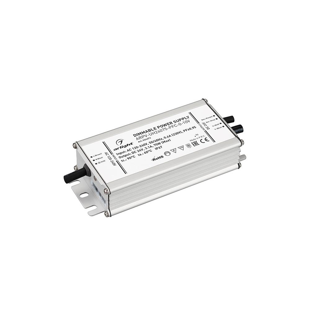 Arlight 024273 Блок питания ARPV-UH24075-PFC-0-10V (24V, 3.1A, 75W) Arlight 024273 Блок питания ARPV-UH24075-PFC-0-10V (24V, 3.1A, 75W)