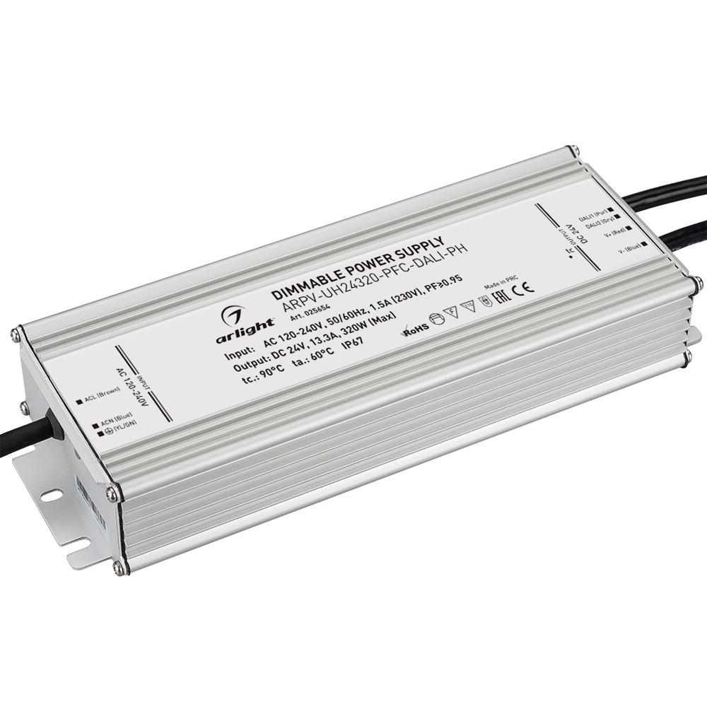 Arlight 025654 Блок питания ARPV-UH24320-PFC-DALI-PH (24V, 13.3A, 320W) Arlight 025654 Блок питания ARPV-UH24320-PFC-DALI-PH (24V, 13.3A, 320W)