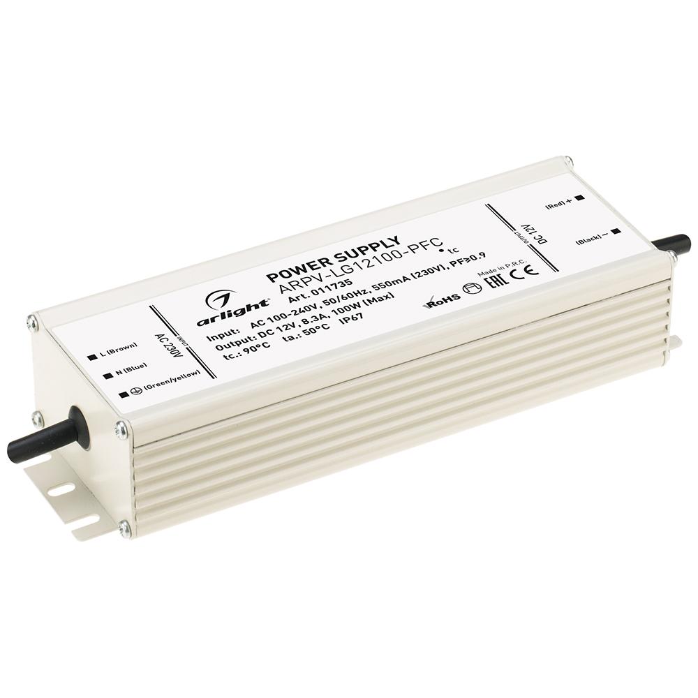 Arlight 011735 Блок питания ARPV-LG12100-PFC (12V, 8.3A, 100W) Arlight 011735 Блок питания ARPV-LG12100-PFC (12V, 8.3A, 100W)