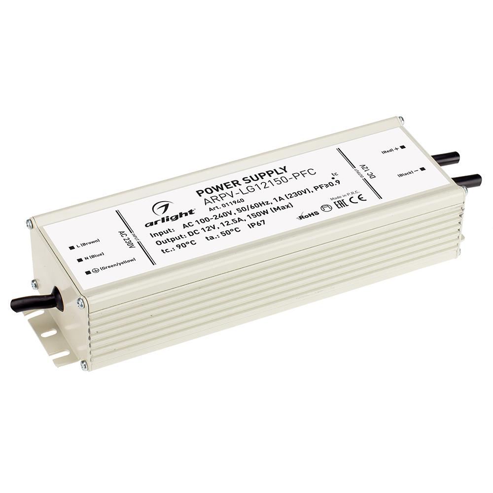 Arlight 011940 Блок питания ARPV-LG12150-PFC (12V, 12.5A, 150W) Arlight 011940 Блок питания ARPV-LG12150-PFC (12V, 12.5A, 150W)