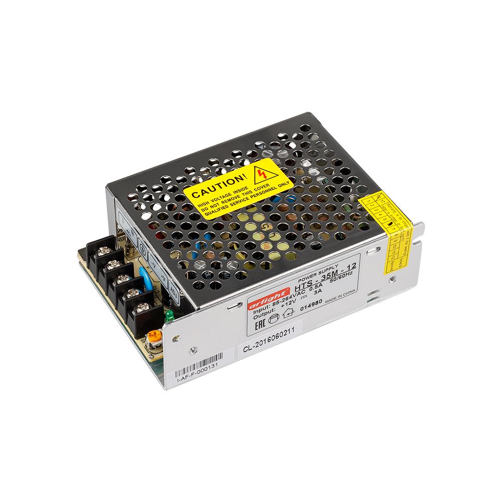 Arlight 014980 Блок питания HTS-35M-12 (12V, 3A, 35W) Arlight 014980 Блок питания HTS-35M-12 (12V, 3A, 35W)