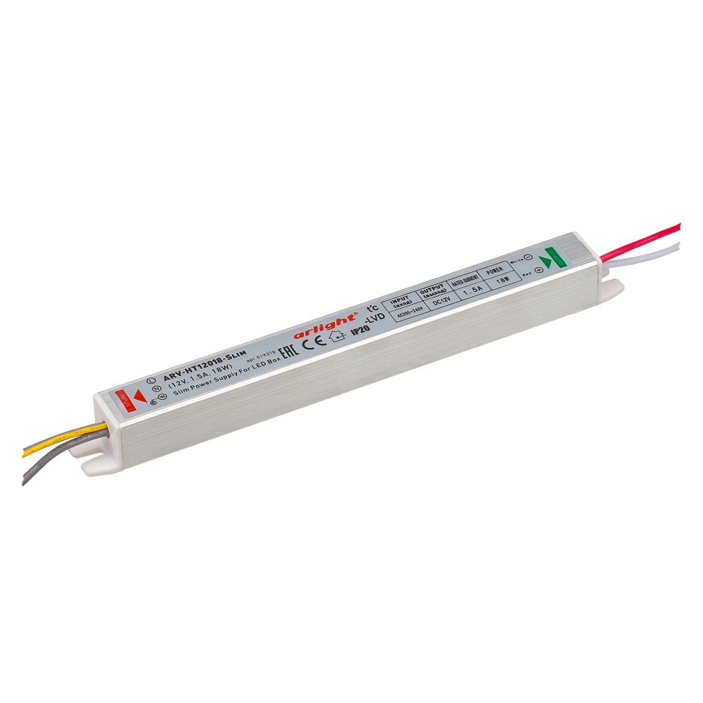 Arlight 019370 Блок питания ARV-HT12018-Slim (12V, 1.5A, 18W) Arlight 019370 Блок питания ARV-HT12018-Slim (12V, 1.5A, 18W)
