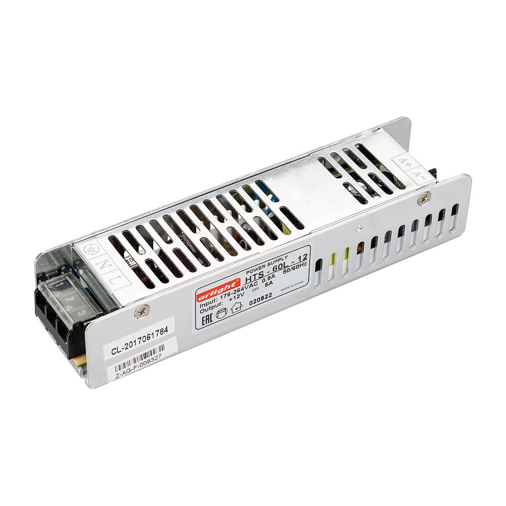 Arlight 020822 Блок питания HTS-60L-12 (12V, 5A, 60W) Arlight 020822 Блок питания HTS-60L-12 (12V, 5A, 60W)