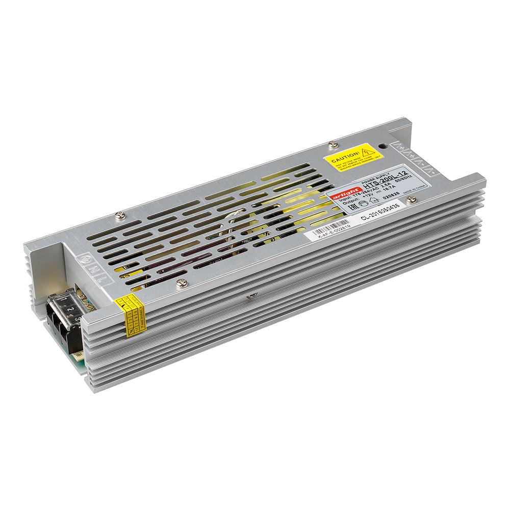 Arlight 020826 Блок питания HTS-200L-12 (12V, 16.7A, 200W) Arlight 020826 Блок питания HTS-200L-12 (12V, 16.7A, 200W)