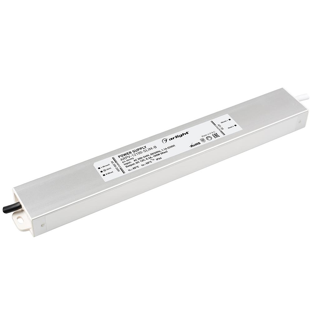 Arlight 021992 Блок питания ARPV-12100-SLIM-B (12V, 8.3A, 100W)