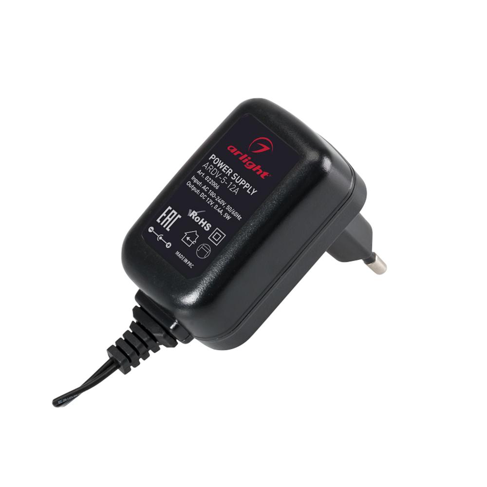Arlight 022006 Блок питания ARDV-05-12A (12V, 0,4A, 5W) Arlight 022006 Блок питания ARDV-05-12A (12V, 0,4A, 5W)
