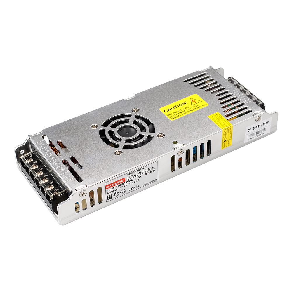 Arlight 022425 Блок питания HTS-300L-12-Slim (12V, 25A, 300W) Arlight 022425 Блок питания HTS-300L-12-Slim (12V, 25A, 300W)