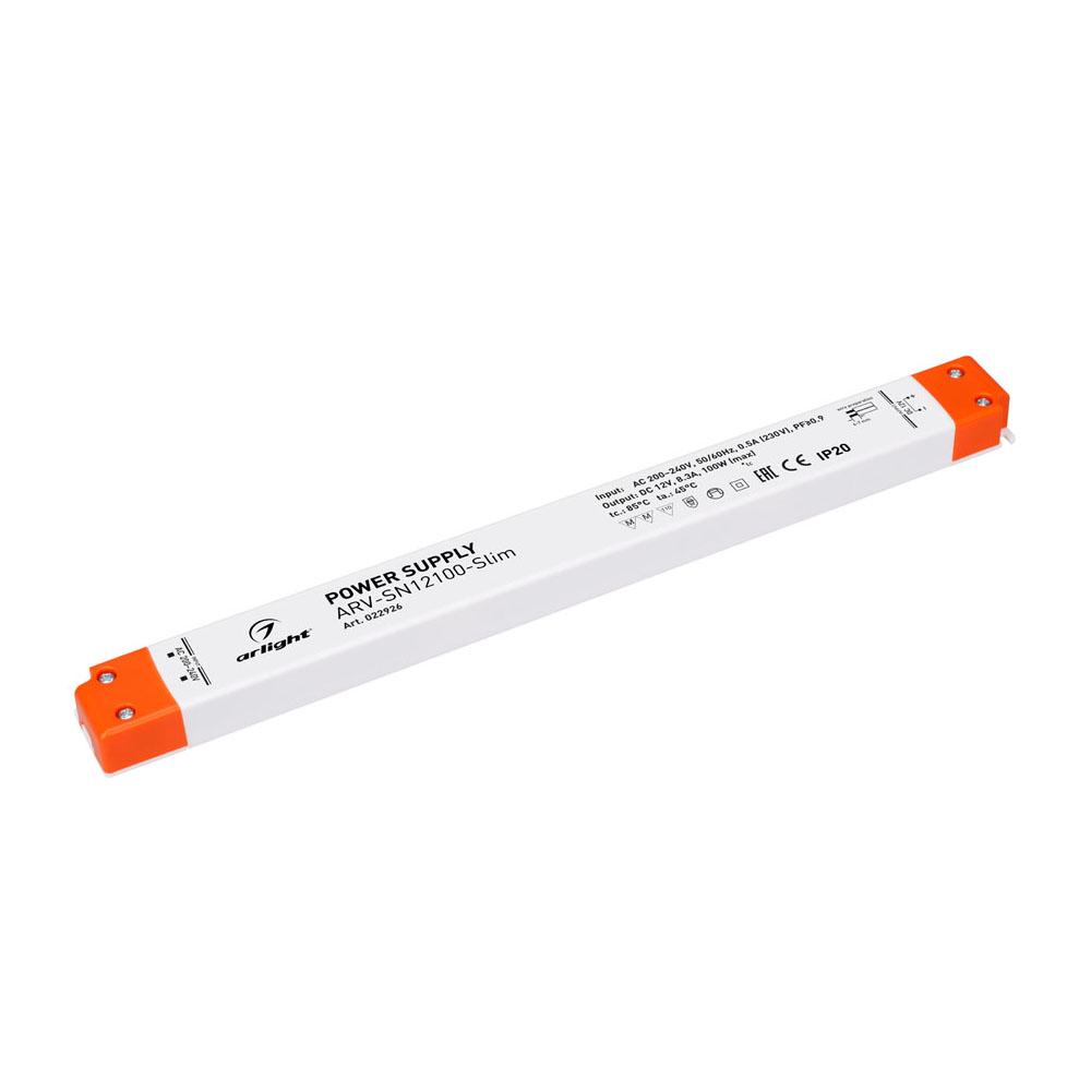 Arlight 022926 Блок питания ARV-SN12100-Slim (12V, 8.3A, 100W, PFC) Arlight 022926 Блок питания ARV-SN12100-Slim (12V, 8.3A, 100W, PFC)