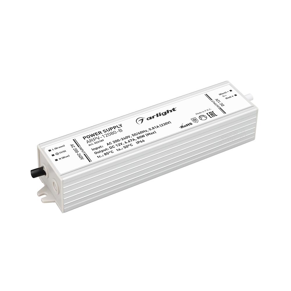 Arlight 023189 Блок питания ARPV-12080-B (12V, 6.7A, 80W)