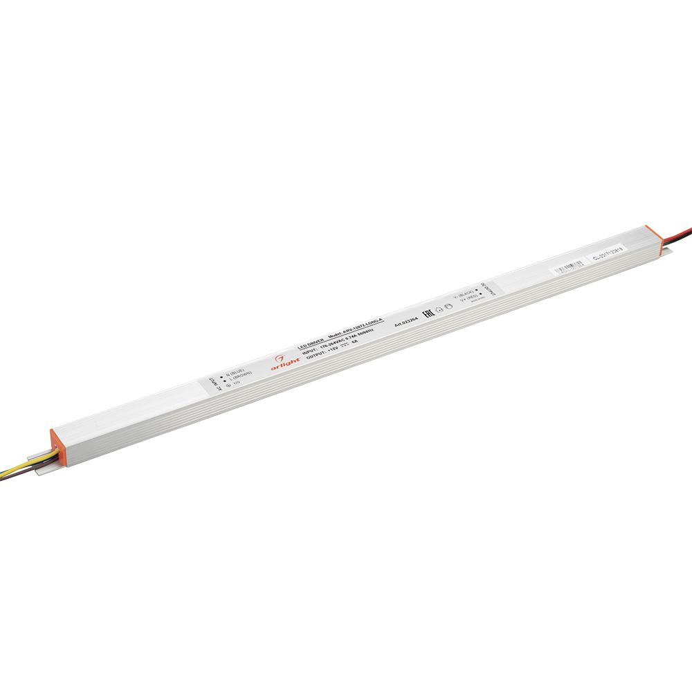 Arlight 023264 Блок питания ARV-12072-LONG-A (12V, 6A, 72W)