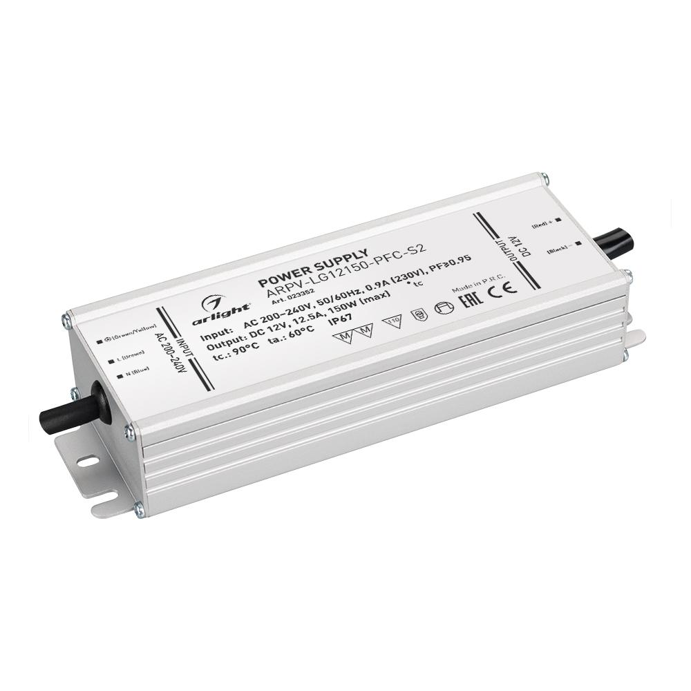 Arlight 023352 Блок питания ARPV-LG12150-PFC-S2 (12V, 12.5A, 150W) Arlight 023352 Блок питания ARPV-LG12150-PFC-S2 (12V, 12.5A, 150W)