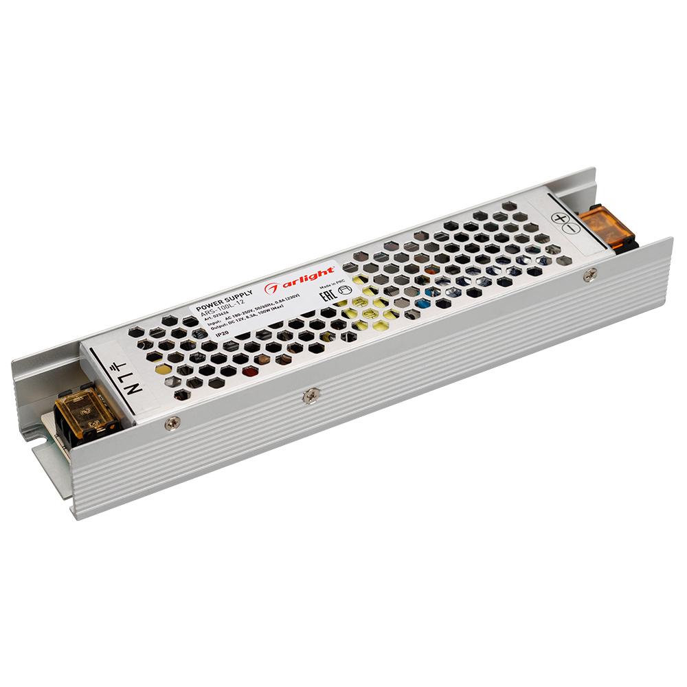 Arlight 023626 Блок питания ARS-100L-12 (12V, 8.3A, 100W) Arlight 023626 Блок питания ARS-100L-12 (12V, 8.3A, 100W)