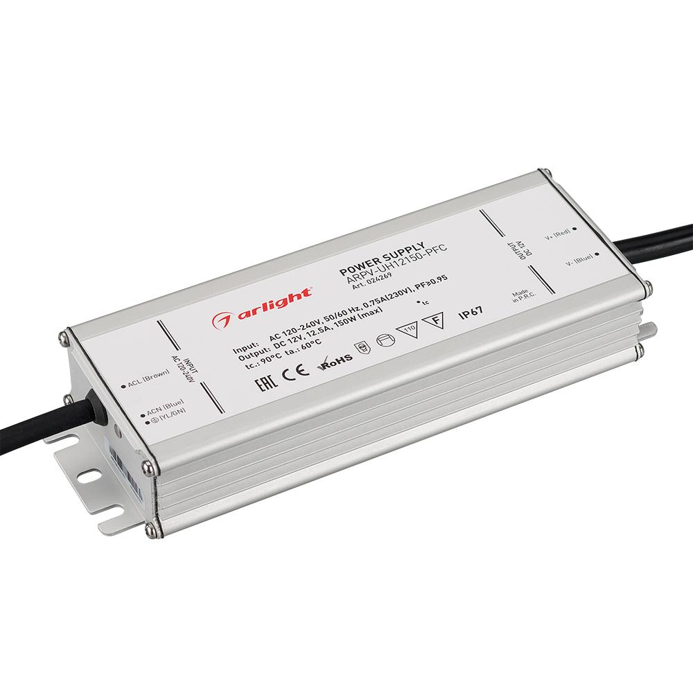 Arlight 024269 Блок питания ARPV-UH12150-PFC (12V, 12.5A, 150W) Arlight 024269 Блок питания ARPV-UH12150-PFC (12V, 12.5A, 150W)