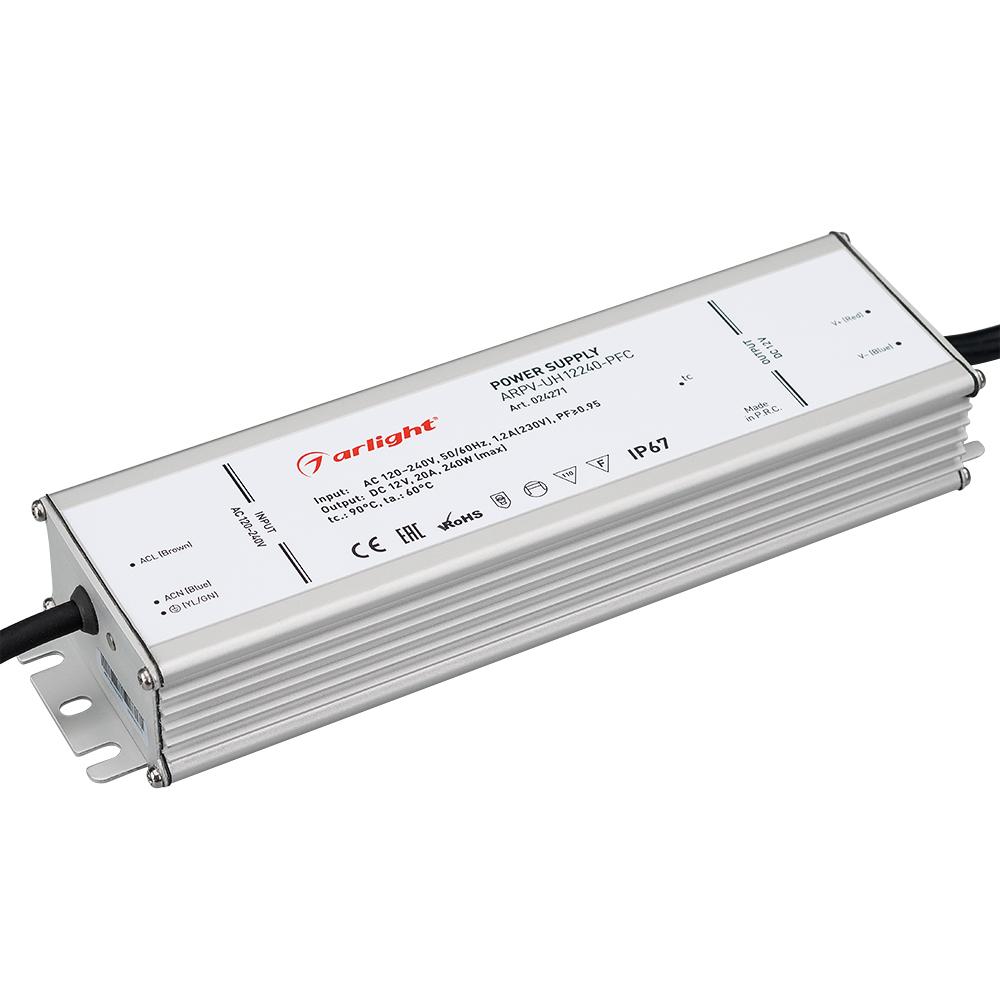 Arlight 024271 Блок питания ARPV-UH12240-PFC (12V, 20.0A, 240W) Arlight 024271 Блок питания ARPV-UH12240-PFC (12V, 20.0A, 240W)