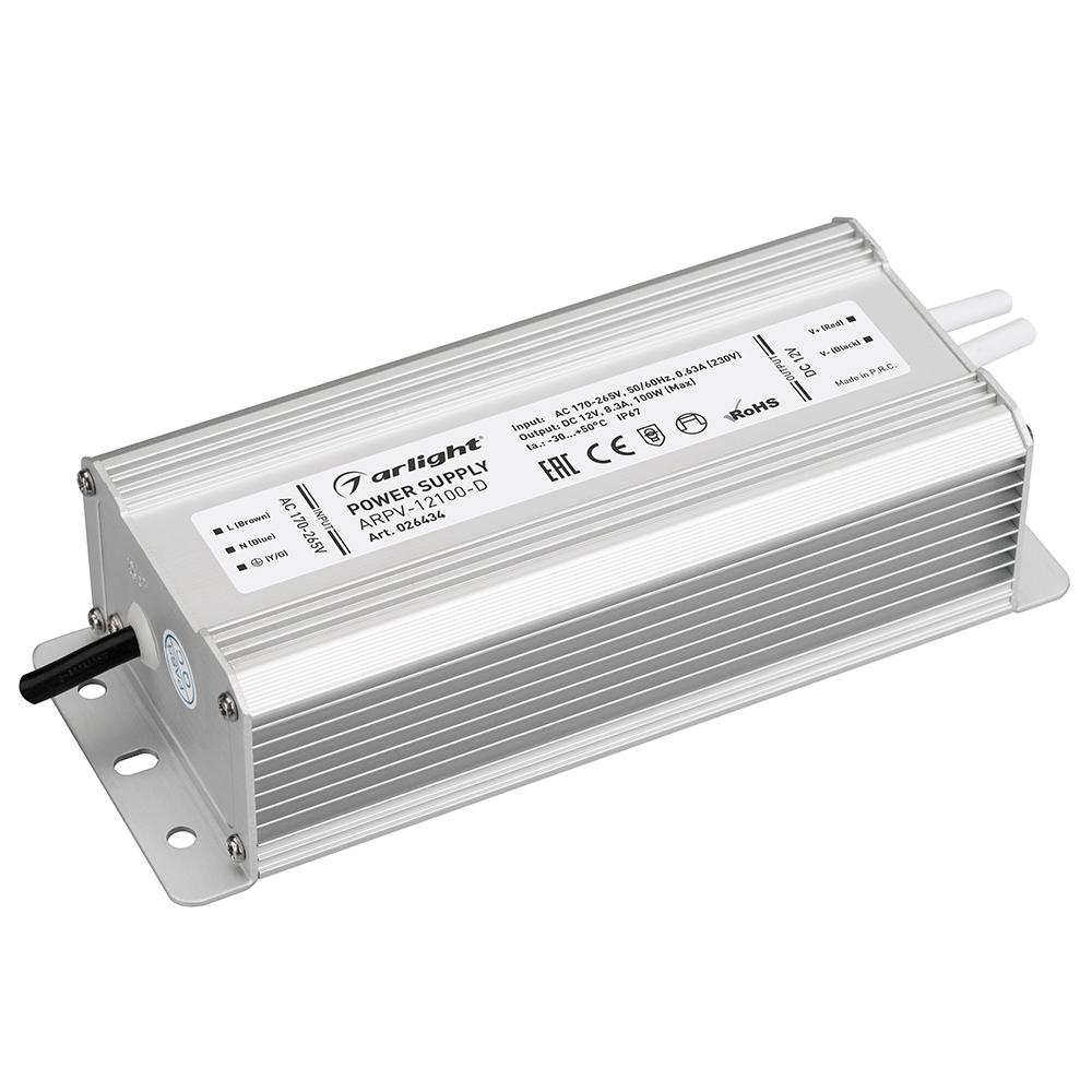 Arlight 026434 Блок питания ARPV-12100-D (12V, 8.3A, 100W)