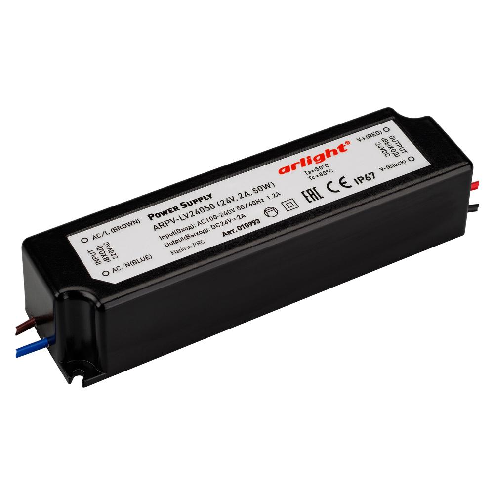 Arlight 010993 Блок питания ARPV-LV24050 (24V, 2.0A, 48W) Arlight 010993 Блок питания ARPV-LV24050 (24V, 2.0A, 48W)