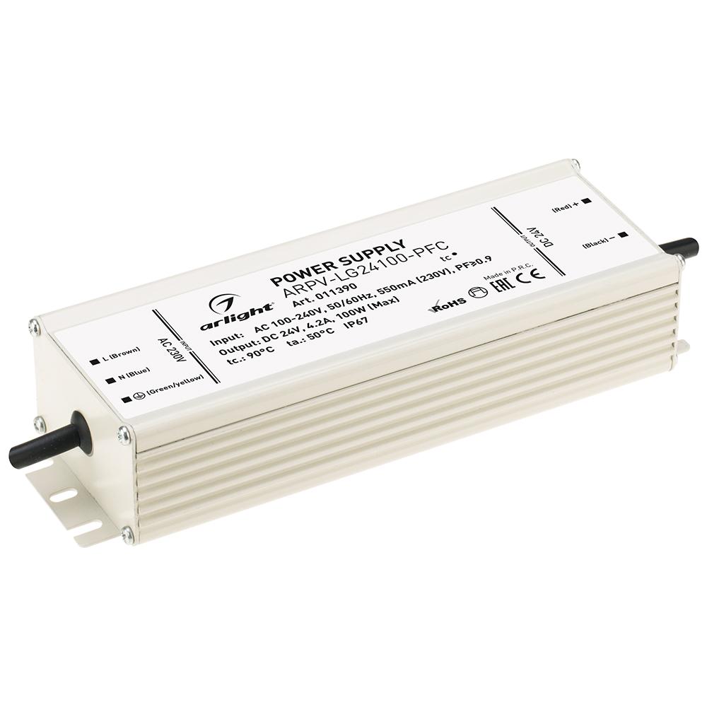 Arlight 011390 Блок питания ARPV-LG24100-PFC (24V, 4.2A, 100W) Arlight 011390 Блок питания ARPV-LG24100-PFC (24V, 4.2A, 100W)