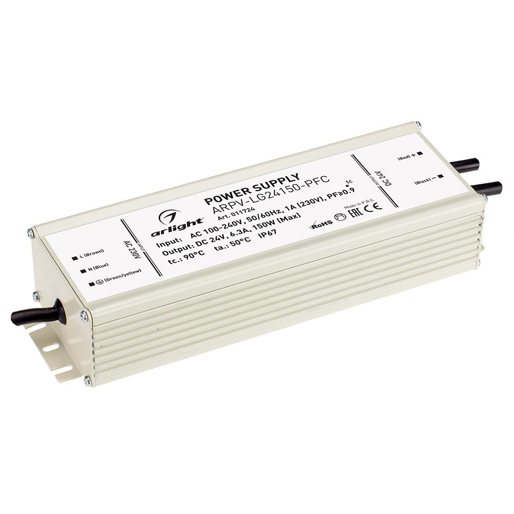 Arlight 011724 Блок питания ARPV-LG24150-PFC (24V, 6.3A, 150W) Arlight 011724 Блок питания ARPV-LG24150-PFC (24V, 6.3A, 150W)