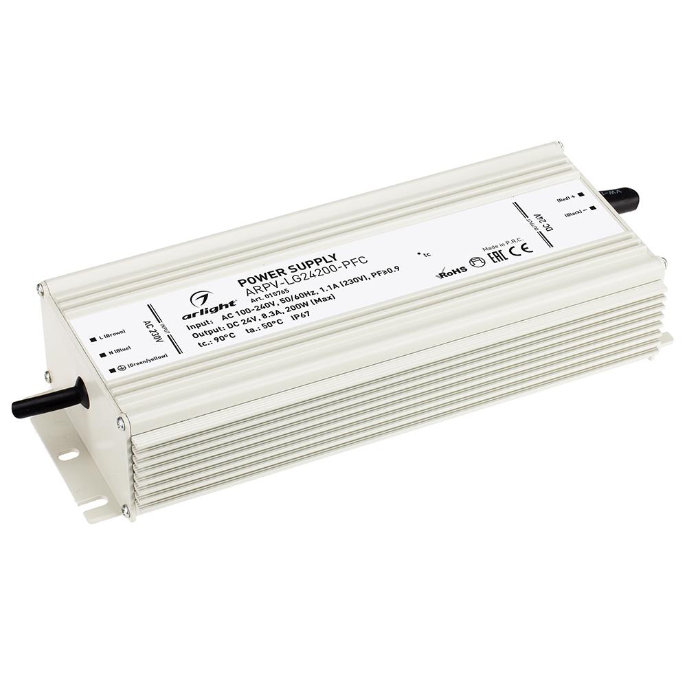 Arlight 015765 Блок питания ARPV-LG24200-PFC (24V, 8.3A, 200W) Arlight 015765 Блок питания ARPV-LG24200-PFC (24V, 8.3A, 200W)