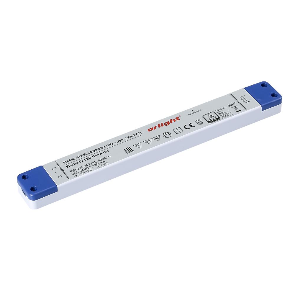 Arlight 016666 Блок питания ARV-KL24030-Slim (24V, 1.25A, 30W, PFC) Arlight 016666 Блок питания ARV-KL24030-Slim (24V, 1.25A, 30W, PFC)