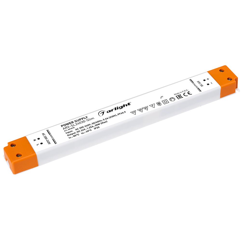 Arlight 021018 Блок питания ARV-SL24030-Slim (24V, 1.25A, 30W, PFC) Arlight 021018 Блок питания ARV-SL24030-Slim (24V, 1.25A, 30W, PFC)