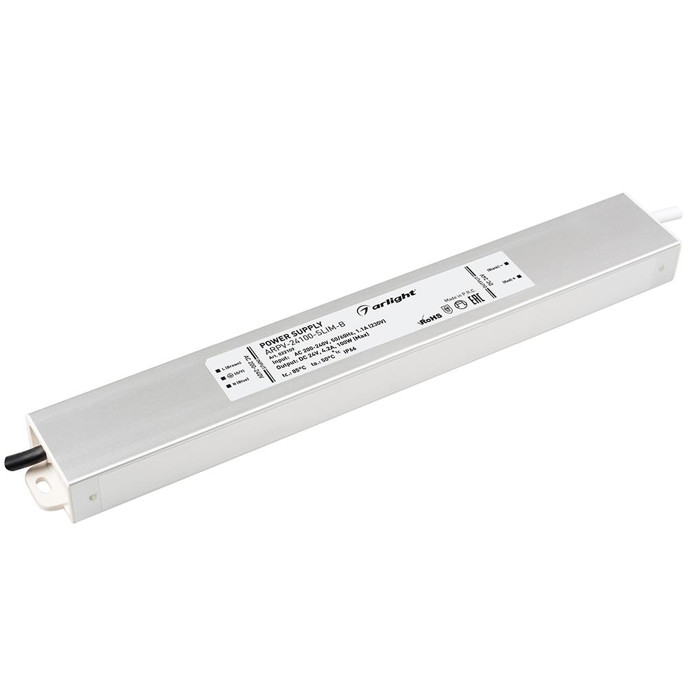 Arlight 022109 Блок питания ARPV-24100-SLIM-B (24V, 4.2A, 100W) Arlight 022109 Блок питания ARPV-24100-SLIM-B (24V, 4.2A, 100W)