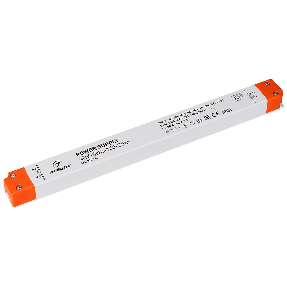 Arlight 022172 Блок питания ARV-SN24150-Slim (24V, 6,25A, 150W, PFC) Arlight 022172 Блок питания ARV-SN24150-Slim (24V, 6,25A, 150W, PFC)