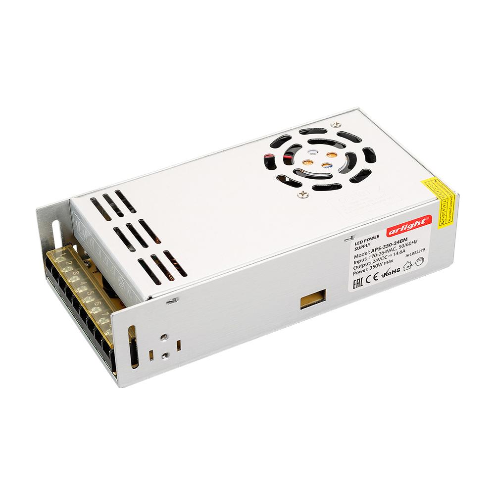 Arlight 022279 Блок питания APS-350-24BM (24V, 14.6A, 350W) Arlight 022279 Блок питания APS-350-24BM (24V, 14.6A, 350W)