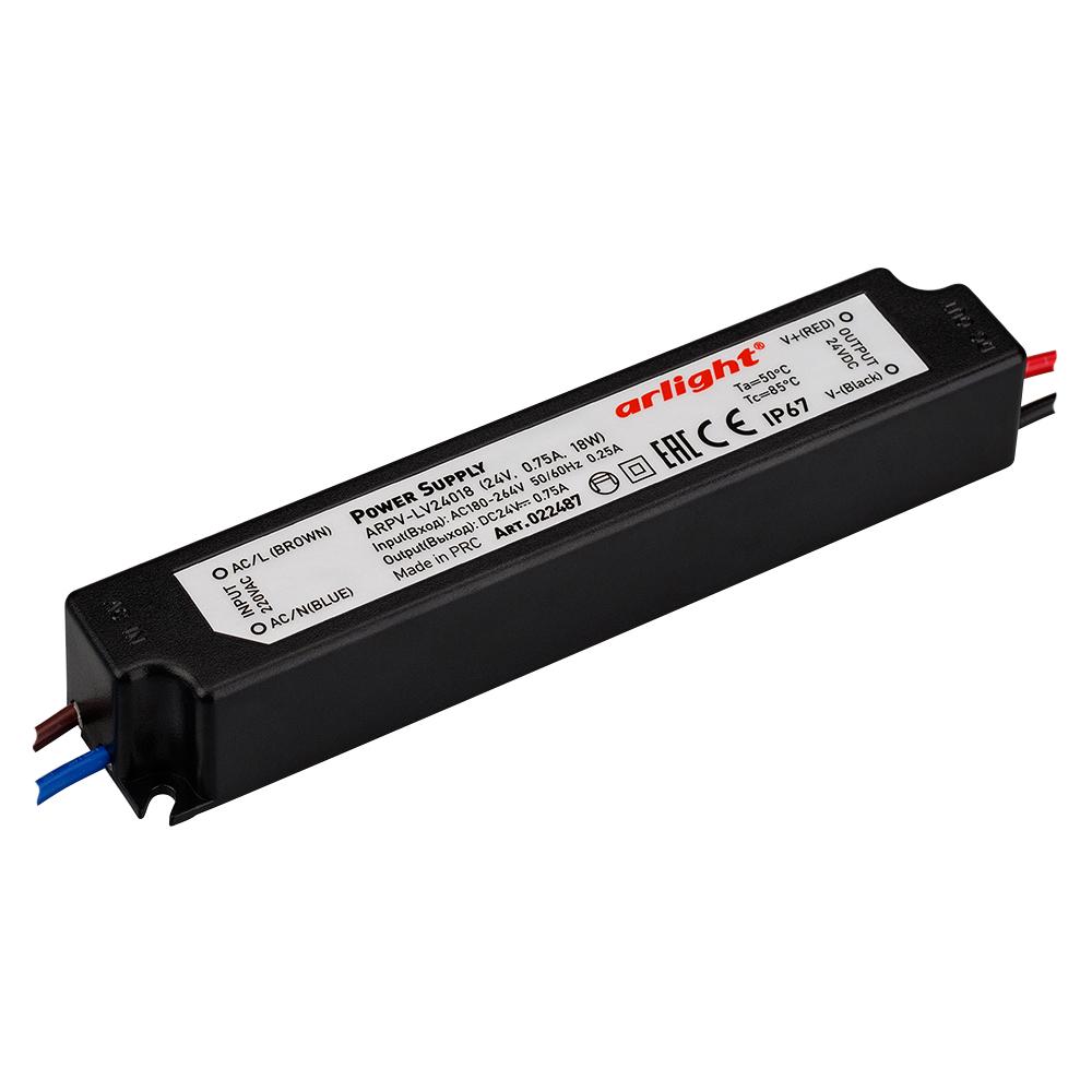 Arlight 022487 Блок питания ARPV-LV24018 (24V, 0.8A, 18W) Arlight 022487 Блок питания ARPV-LV24018 (24V, 0.8A, 18W)