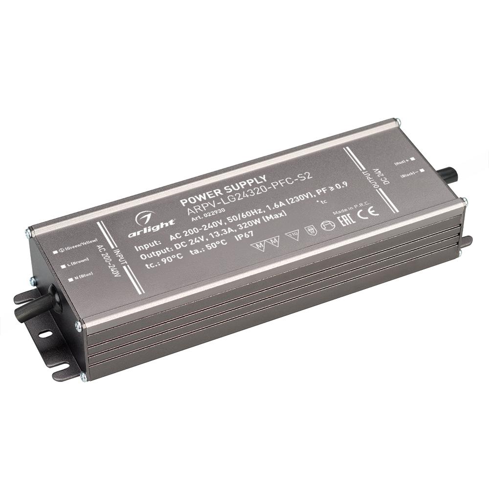 Arlight 022930 Блок питания ARPV-LG24320-PFC-S2 (24V, 13.3A, 320W) Arlight 022930 Блок питания ARPV-LG24320-PFC-S2 (24V, 13.3A, 320W)