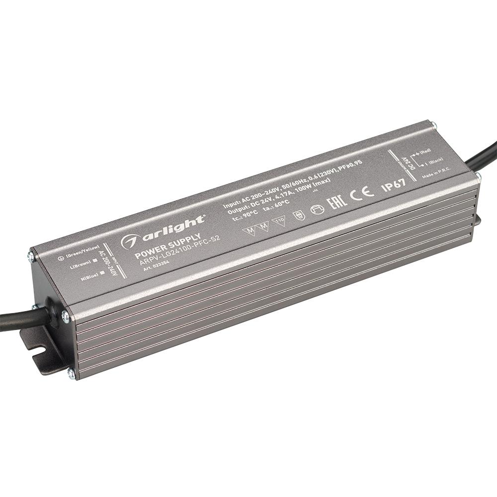 Arlight 023354 Блок питания ARPV-LG24100-PFC-S2 (24V, 4.2A, 100W) Arlight 023354 Блок питания ARPV-LG24100-PFC-S2 (24V, 4.2A, 100W)