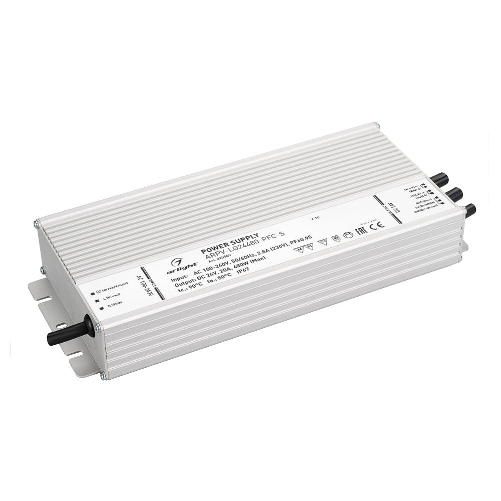 Arlight 023509 Блок питания ARPV-LG24480-PFC-S (24V, 20.0A, 480W)