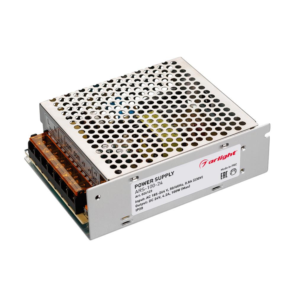 Arlight 026123 Блок питания ARS-100-24 (24V, 4.2A, 100W) Arlight 026123 Блок питания ARS-100-24 (24V, 4.2A, 100W)