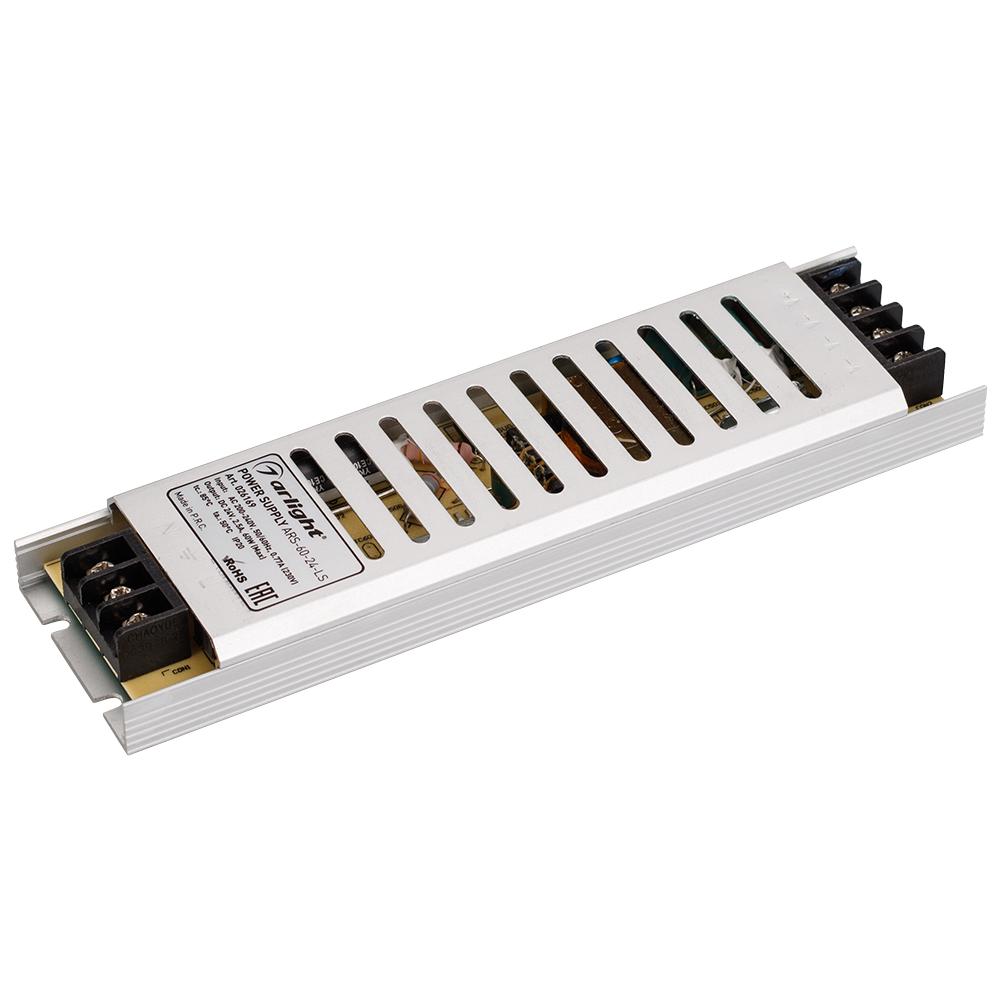 Arlight 026169 Блок питания ARS-60-24-LS (24V, 2.5A, 60W) Arlight 026169 Блок питания ARS-60-24-LS (24V, 2.5A, 60W)