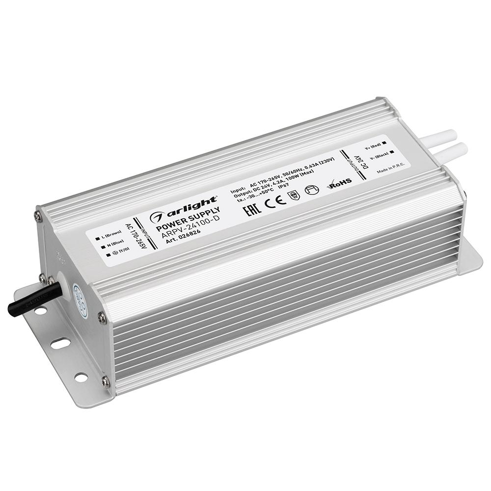 Arlight 026826 Блок питания ARPV-24100-D (24V, 4.2A, 100W) Arlight 026826 Блок питания ARPV-24100-D (24V, 4.2A, 100W)