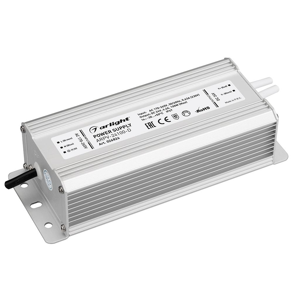 Arlight 026826 Блок питания ARPV-24100-D (24V, 4.2A, 100W)