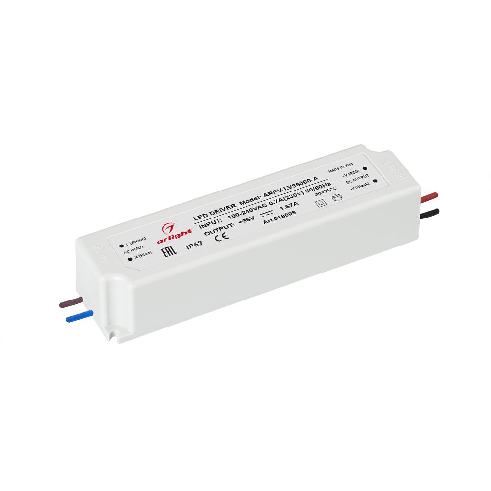 Arlight 019009 Блок питания ARPV-LV36060-A (36V, 1.7A, 60W) Arlight 019009 Блок питания ARPV-LV36060-A (36V, 1.7A, 60W)