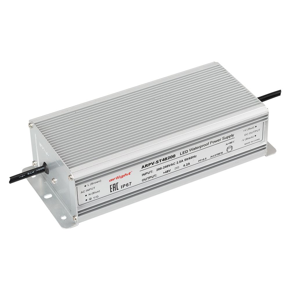 Arlight 019016 Блок питания ARPV-ST48200 (48V, 4.2A, 200W) Arlight 019016 Блок питания ARPV-ST48200 (48V, 4.2A, 200W)