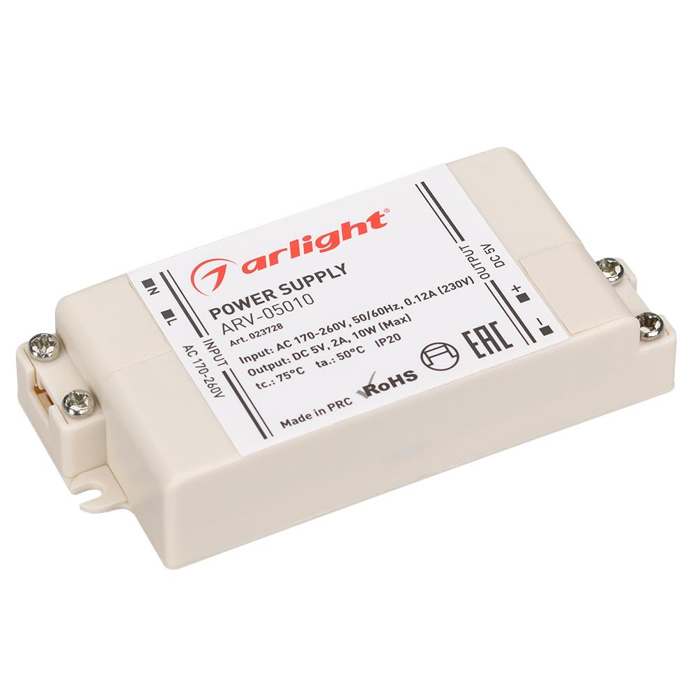 Arlight 023728 Блок питания ARV-05010 (5V, 2A, 10W) Arlight 023728 Блок питания ARV-05010 (5V, 2A, 10W)