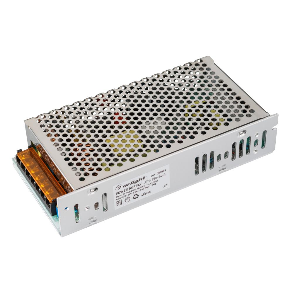 Arlight 026093 Блок питания JTS-150-24-A (0-24V, 6.5A, 150W) Arlight 026093 Блок питания JTS-150-24-A (0-24V, 6.5A, 150W)