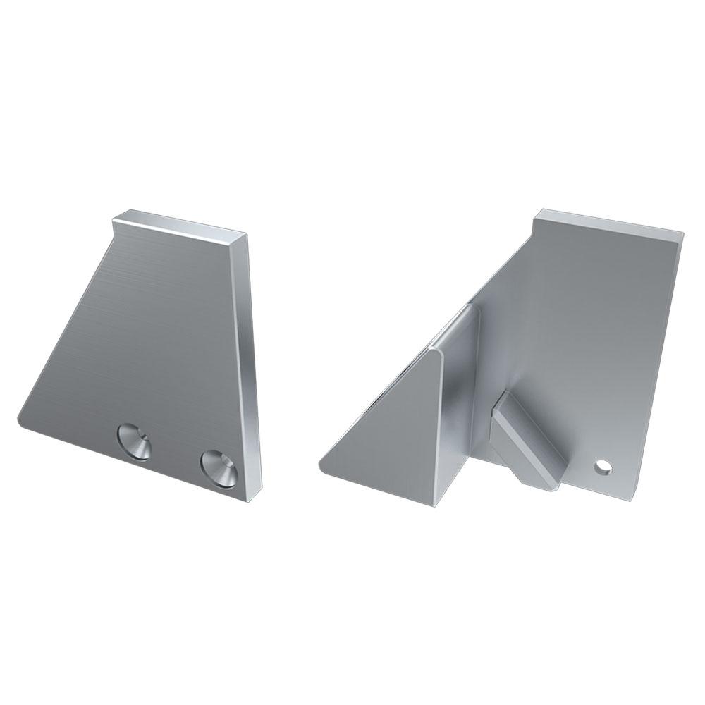 Arlight 026739 Заглушка для ALM-GLASS-10 с опорой правая глухая Arlight 026739 Заглушка для ALM-GLASS-10 с опорой правая глухая