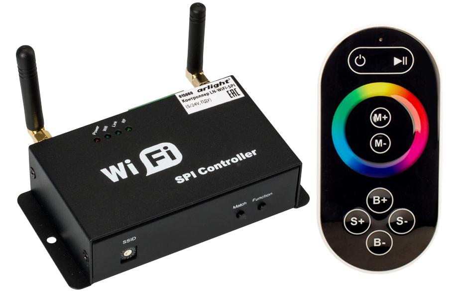 Arlight 015069 Контроллер LN-WiFi-SPI (5/24V, ПДУ) Arlight 015069 Контроллер LN-WiFi-SPI (5/24V, ПДУ)