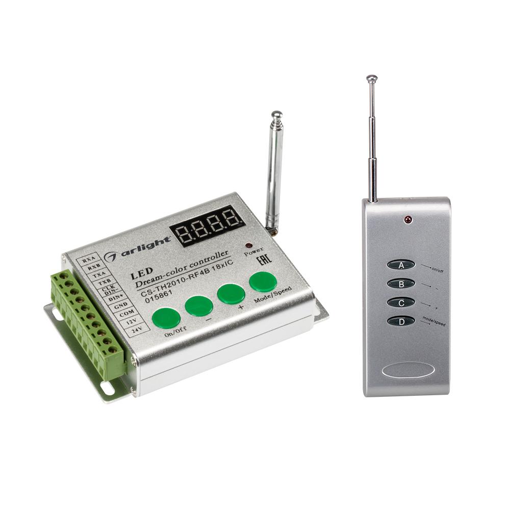 Arlight 015861 Контроллер CS-TH2010-RF4B 18xIC (12-24V, ПДУ 4кн) Arlight 015861 Контроллер CS-TH2010-RF4B 18xIC (12-24V, ПДУ 4кн)