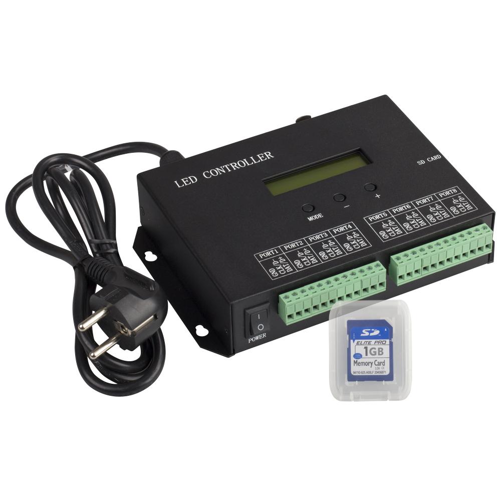 Arlight 019859 Контроллер HX-803SA DMX (8192 pix, 220V, SD-карта) Arlight 019859 Контроллер HX-803SA DMX (8192 pix, 220V, SD-карта)