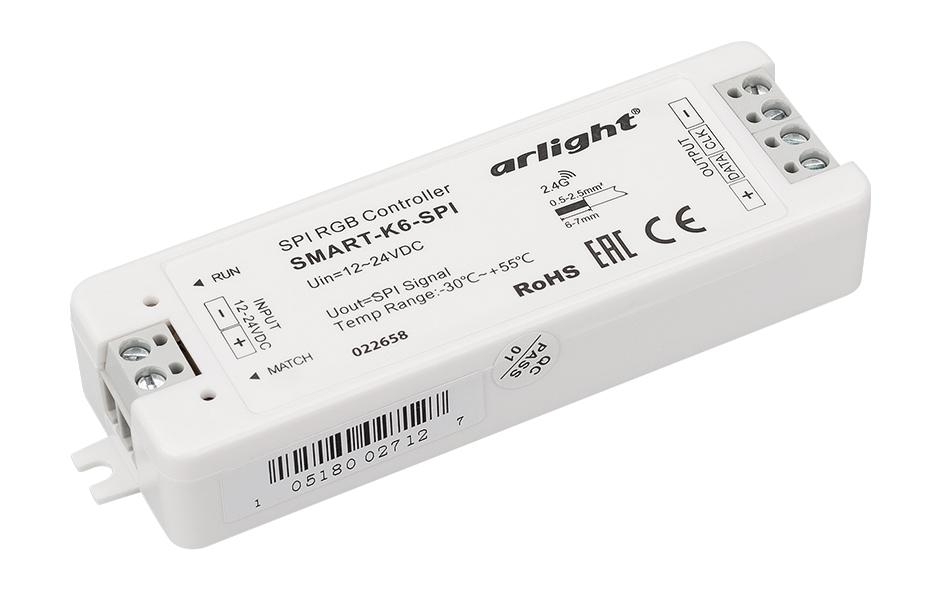 Arlight 022658 Контроллер SMART-K6-SPI (12-24V) Arlight 022658 Контроллер SMART-K6-SPI (12-24V)
