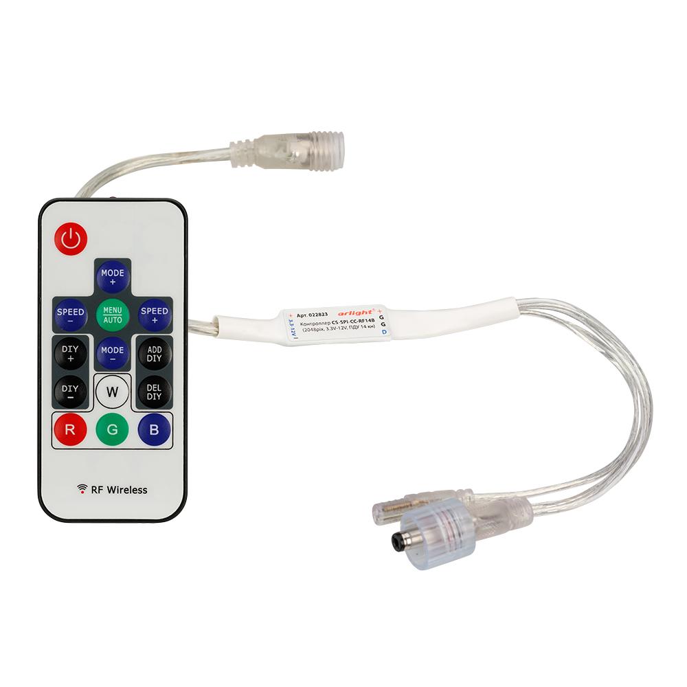 Arlight 022823 Контроллер CS-SPI-CX-RF14B (2048pix, 5V-12V, ПДУ 14 кн) Arlight 022823 Контроллер CS-SPI-CX-RF14B (2048pix, 5V-12V, ПДУ 14 кн)