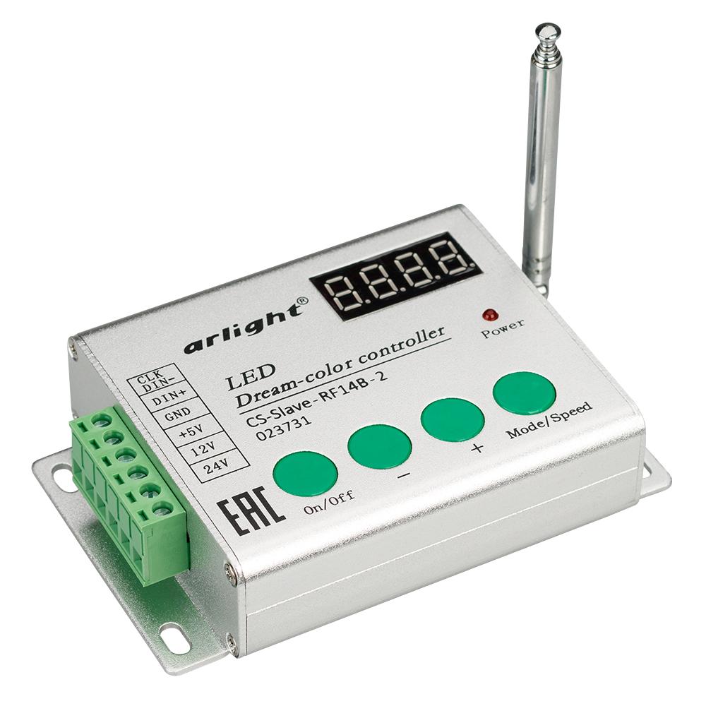 Arlight 023731 Контроллер CS-Slave-RF14B-2 (5-24V, ПДУ 14кн) Arlight 023731 Контроллер CS-Slave-RF14B-2 (5-24V, ПДУ 14кн)