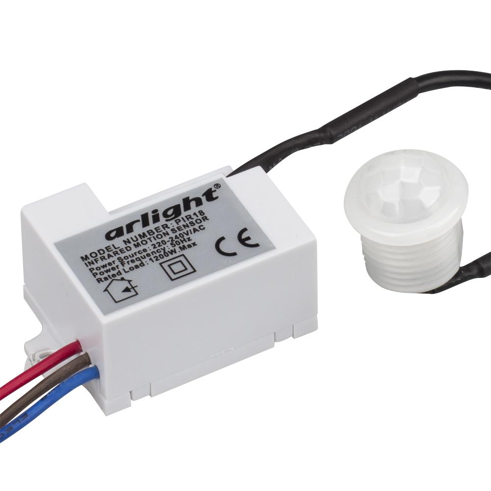 Arlight 017840 Датчик движения PIR18 (угол 360°, IP44) Arlight 017840 Датчик движения PIR18 (угол 360°, IP44)